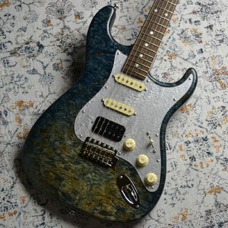 momose MC-Burl Maple EX SSH #17666【信州ギター祭り2023リターンズ特別生産モデル】【現物画像】