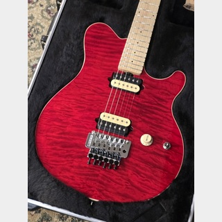 MUSIC MAN USA AXIS QUILTED MAPLE "TRANS RED" 【奇跡の限定復活】上品な良杢個体!!!