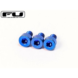 FU-ToneTitanium Nut Clamping Screw Set (3) - BLUE