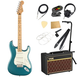 Fenderフェンダー Player Stratocaster MN Tidepool エレキギター VOXアンプ付き 入門11点 初心者セット