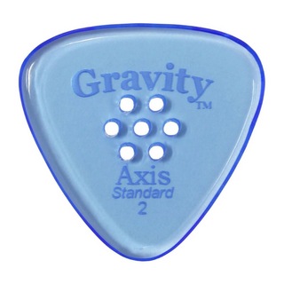 Gravity Guitar PicksAxis -Standard Multi-Hole- GAXS2PM 2.0mm Blue ピック