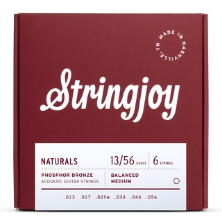 StringjoyNaturals (Acoustic) | Medium Gauge (13-56) Phosphor Bronze