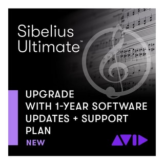 Avid Sibelius Ultimate アップグレード・サポートプラン再加入版(1年)(9938-30013-00)(オンライン納品)(代引...