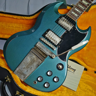 Gibson Custom ShopMurphy Lab 1964 SG Standard With Maestro Vibrola Antique Pelham Blue Light Aged