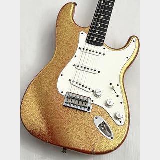 John Cruz Custom Guitars 【月末特価】【新同品中古】Crossville ST Gold Sparkle over Dakota Red  ≒3.63kg