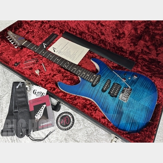 TOM ANDERSON Angel (Deep Bora to Transparent Blue Burst with Binding)