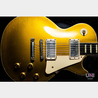 Gibson Custom Shop Historic Collection 1957 Les Paul Reissue (LPR-7) Gold Top Slim Neck Light Aged 2013