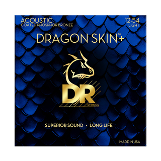 DR DRAGON SKIN+ フォスファーブロンズ ライト 012-054 アコースティックギター弦DAP-12