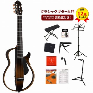 YAMAHASLG200N TBS (タバコブラウンサンバースト)サイレントギター SLG-200N クラシックギター エレガットナイロ