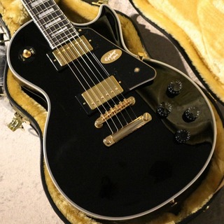 Epiphone 【超軽量3.80kg】Inspired by Gibson Custom Les Paul Custom ~Ebony~ 【Gibsonヘッド、USAピックアップ】