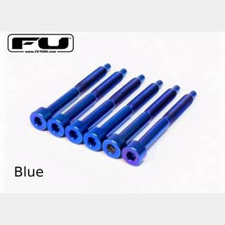 FU-Tone Titanium String Lock Screw Set (6) -BLUE-【Webショップ限定】
