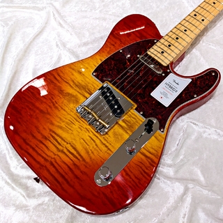 Fender 2024 Collection Made in Japan Hybrid II Telecaster / Flame Sunset Orange Transparent 
