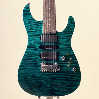 SCHECTER 【クロサワ楽器名古屋店オーダーモデル】EX5B-24-7st CTM/VTR M/HR -Black Turquoise-《NEW》