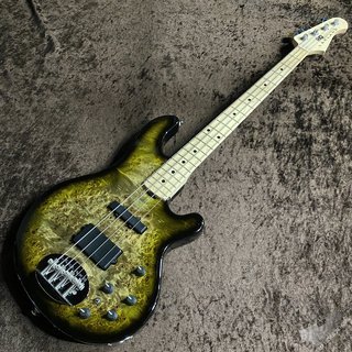 LaklandSL44-94 Deluxe Poplar Burl【Dark Oak Green Sunburst / Maple FB】