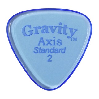 Gravity Guitar PicksAxis -Standard- GAXS2P 2.0mm Blue ギターピック