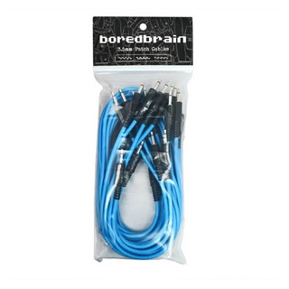 Boredbrain Music Eurorack Patch Cables Essential 12-Pack Quantam Blue パッチケーブル 12本パック