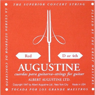 AUGUSTINE RED 4弦 クラシックギター弦 バラ弦×12本