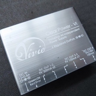 Vivie Clear Power-Ⅵ パワーサプライ エフェクター Vivie ( ビビー ) ClearPower-VI パワーサプライ 送料無料