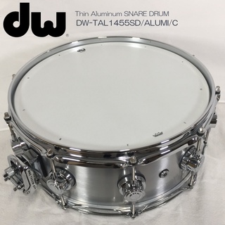 dw スネアドラム アルミニウム 14×5.5インチ TAL1455SD/ALUMI-C リュックタイプのバッグ付き