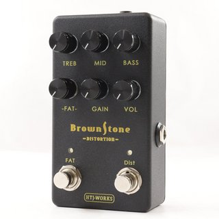 HTJ-WORKS Brown Stone Distortion ギター用 ディストーション 【池袋店】