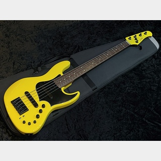 Xotic XJ-1T 5st Graffiti Yellow "Roasted Maple Neck & Lindy Fralin Custom JB PU" #3178