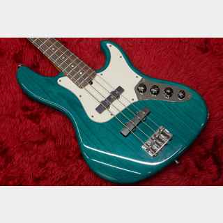 FenderAmerican Deluxe Jazz Bass 4st Teal Green Trans 1999 4.130kg #DN816173【GIB横浜】