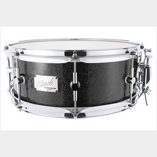 canopusBirch Snare Drum 5.5x14 Black Spkl