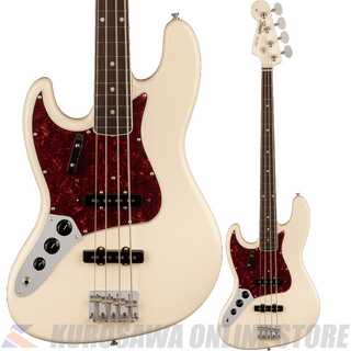 Fender American Vintage II 1966 Jazz Bass Left-Hand Rosewood Fingerboard Olympic White (ご予約受付中)
