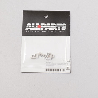 ALLPARTS NICKEL BRIDGE SADDLES (QTY 6) BP-0535-001