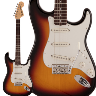 FenderMade in Japan Traditional Late 60s Stratocaster Rosewood Fingerboard 3-Color Sunburst エレキギター