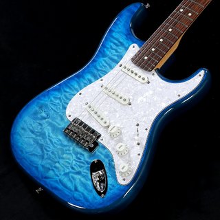 Fender ISHIBASHI FSR Made in Japan Hybrid II Stratocaster Transparent Blue Burst(重量:3.53kg)【渋谷店】