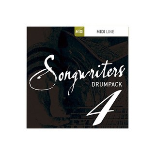 TOONTRACK DRUM MIDI - SONGWRITERS DRUMPACK 4(オンライン納品専用)(代引不可)