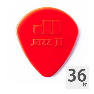 Jim Dunlop47R JAZZ II RED 1.18 ギターピック×36枚