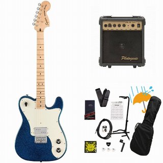 Squier by Fender Limited Edition Paranormal Esquire Deluxe Blue Sparkle PG-10アンプ付属エレキギター初心者セットR【WEB