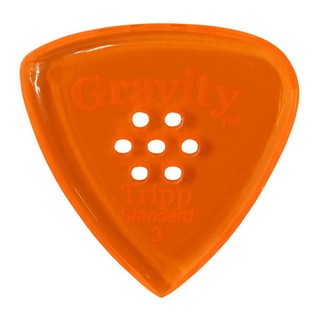 Gravity Guitar PicksTripp -Standard Multi-Hole- GTRS3PM 3.0mm Orange ギターピック
