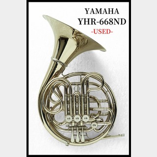 YAMAHA YHR-668ND 《フルダブル・ベルカットホルン》《洋白・クリアラッカー仕上げ》《中古品》