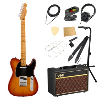 Fenderフェンダー Player Plus Telecaster MN SSB エレキギター VOXアンプ付き 入門11点 初心者セット