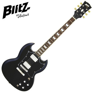 BLITZ BY ARIAPROII BSG-STD BK SGタイプ ブラック エレキギター