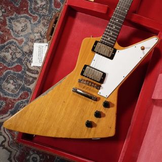 Gibson Custom Shop PSL Murphy Lab 1958 Korina Explorer White Pick Guard Antique Natural Heavy AGED【現物画像】