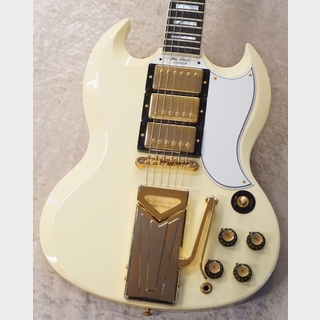 Gibson Custom Shop 60th Anniversary 1961 Les Paul SG Custom w/Sideways Vibrola Polaris White VOS 2021年製USED【3.58kg】