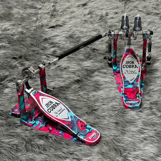 TamaHP900PWMCS Power Glide Twin Pedal 【TAMA 50th LIMITED IRON COBRA Marble Edition】