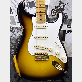 Fender Custom Shop~Custom Shop Online Event LIMITED~ 1957 Stratocaster Relic Gold Hardware -Faded/Aged 2Color Sunburst