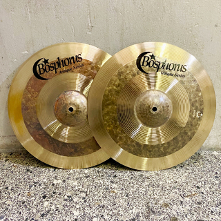 Bosphorus Antique Series DARK HIHATS 14" (pair) [ スタッフ現地選定品 WT2024 ]【ローン分割手数料0%(12回迄)】