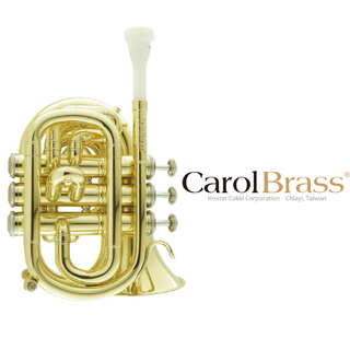 CarolBrass Mini Pocket Trumpet N1000 B♭ CL 【新品】【B♭管】【横浜】【WIND YOKOHAMA】