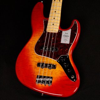 Fender 2024 Collection Made in Japan Hybrid II Jazz Bass Maple Flame Sunset Orange Transparent [限定モデル]
