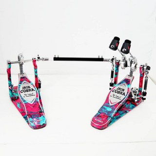 Tama【TAMA 50th LIMITED】 HP900RWMCS [IRON COBRA Marble Edition Rolling Glide Twin Pedal／Coral Swirl...