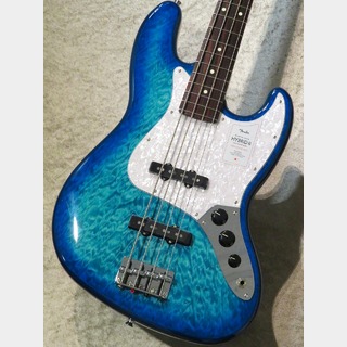 Fender【極彩キルトトップ】2024 Collection Made in Japan Hybrid II Jazz Bass -Quilt Aquamarine-【4.24kg】