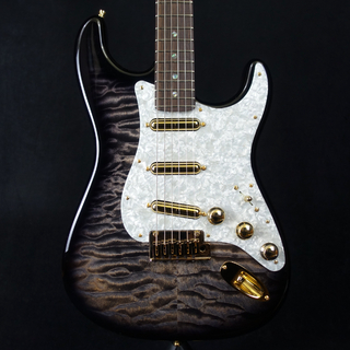 Fender Custom ShopQuilt Maple Stratocaster NOS Ebony Transparent