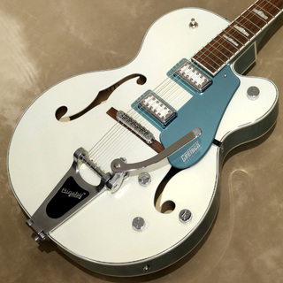 GretschG5420T-140 Electromatic 140th Double Platinum Hollow Body with Bigsby, Two-Tone Pearl Platinum/Stone