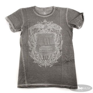 MAYONES【在庫処分超特価】 Mayones Clash T-Shirt Denim Grey / S-size